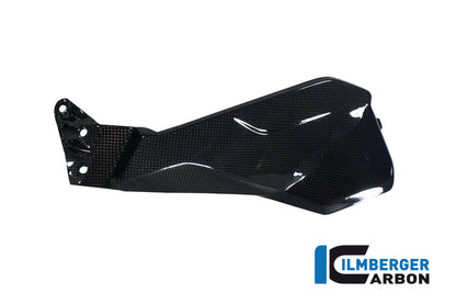 lower tank cover right / intake pipe cover right carbon