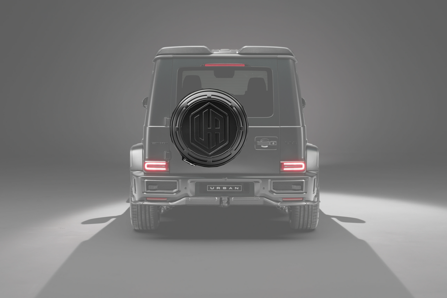 Mercedes W465 G-Wagon Aerokit / Widetrack UA Icon Rear Wheel Carrier - Visual Carbon Fibre