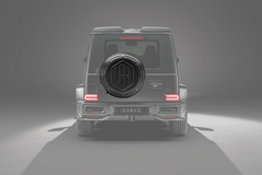 Mercedes W465 G-Wagon Aerokit / Widetrack UA Icon Rear Wheel Carrier - Visual Carbon Fibre