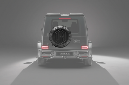 Mercedes W465 G-Wagon Aerokit / Widetrack UA Icon Rear Wheel Carrier - Visual Carbon Fibre