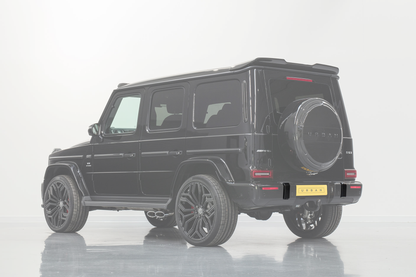 Mercedes W463A G-Wagon Softkit Bumper Overrider Set - Visual Carbon Fibre (4 PCs) (OEM G63 Bumper Only)