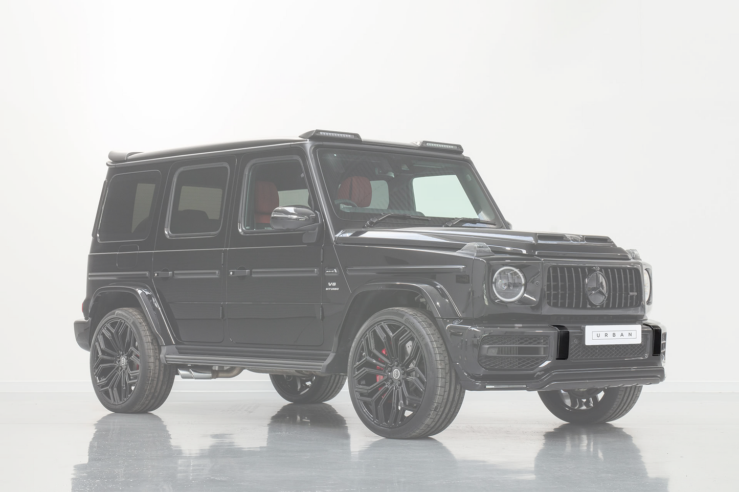Mercedes W463A G-Wagon Softkit Bumper Overrider Set - Visual Carbon Fibre (4 PCs)