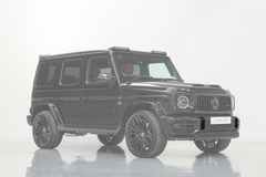 Mercedes W463A G-Wagon Softkit Bumper Overrider Set - Visual Carbon Fibre (4 PCs) (OEM G63 Bumper Only)