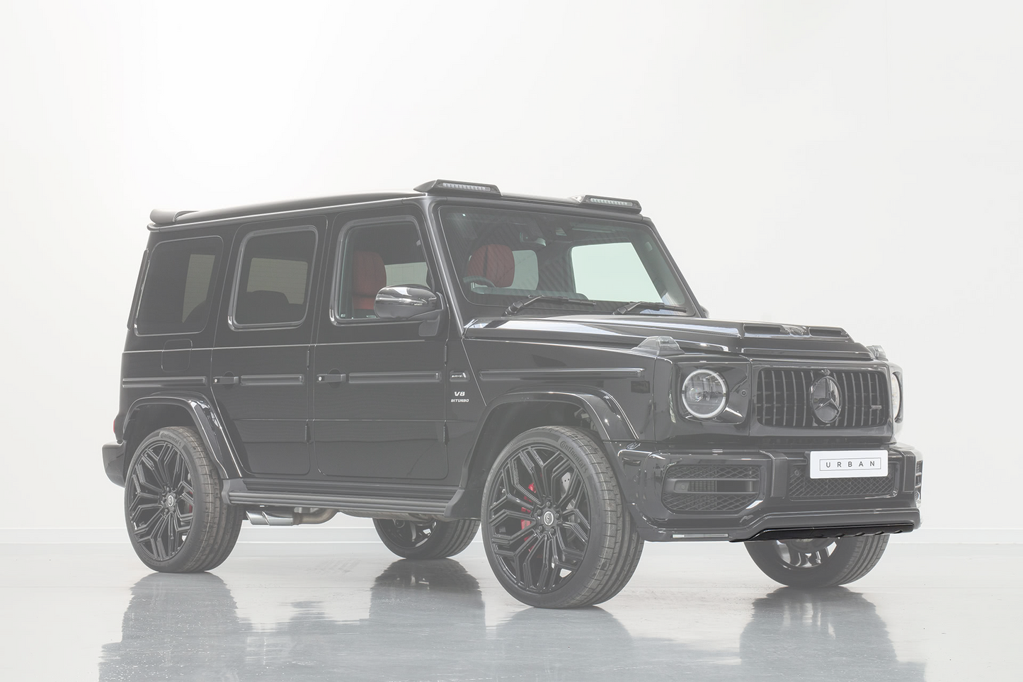 Mercedes W463A G-Wagon Softkit Front Bumper Skid Pan Cover - Visual Carbon Fibre