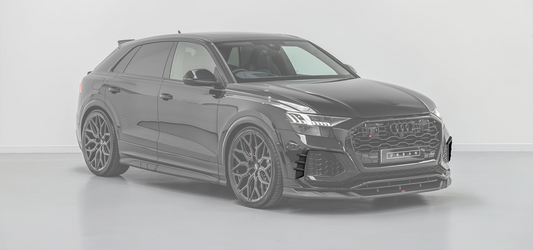 Audi RSQ8 Pre-Facelift Front Eyebrow Set - Visual Carbon Fibre