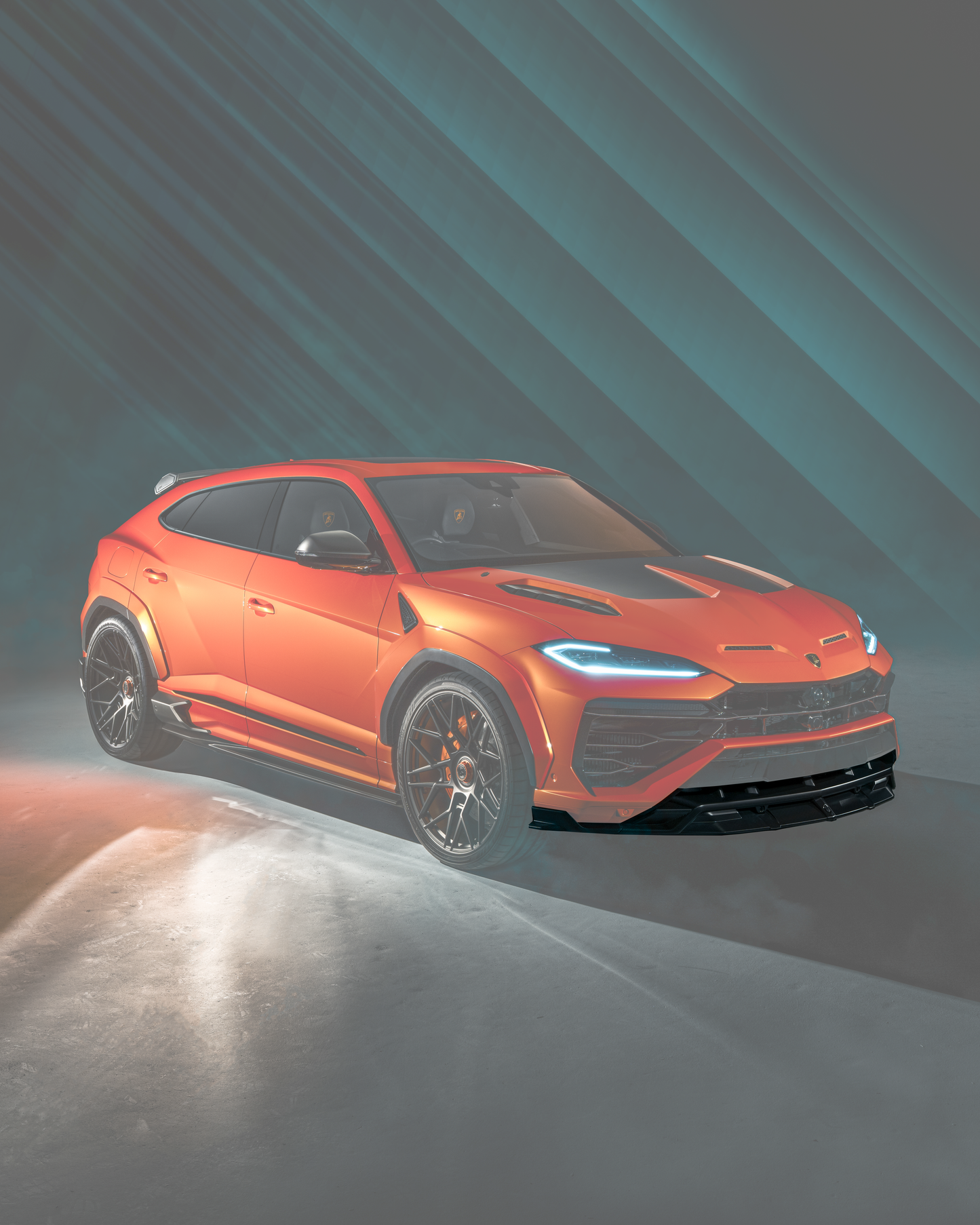 Urus SE - Lower Front Bumper Apron - Visual Carbon Fibre