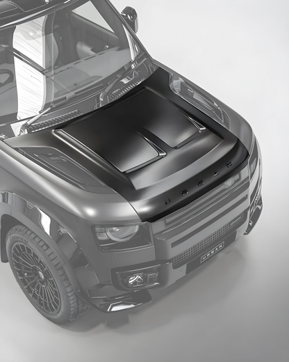 Defender L663 90/110/130 SVR Style Vented Carbon Fibre Bonnet