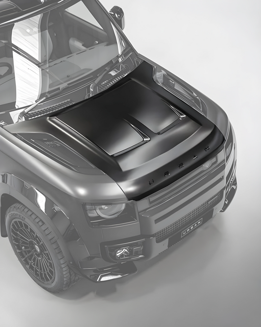 Defender L663 90/110/130 SVR Style Vented Carbon Fibre Bonnet