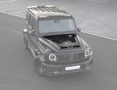 Mercedes W463A G-Wagon Softkit / Widetrack Vented Bullnose Bonnet - Full Visual Carbon Fibre (Body Colour / Visual Vents Available upon request)