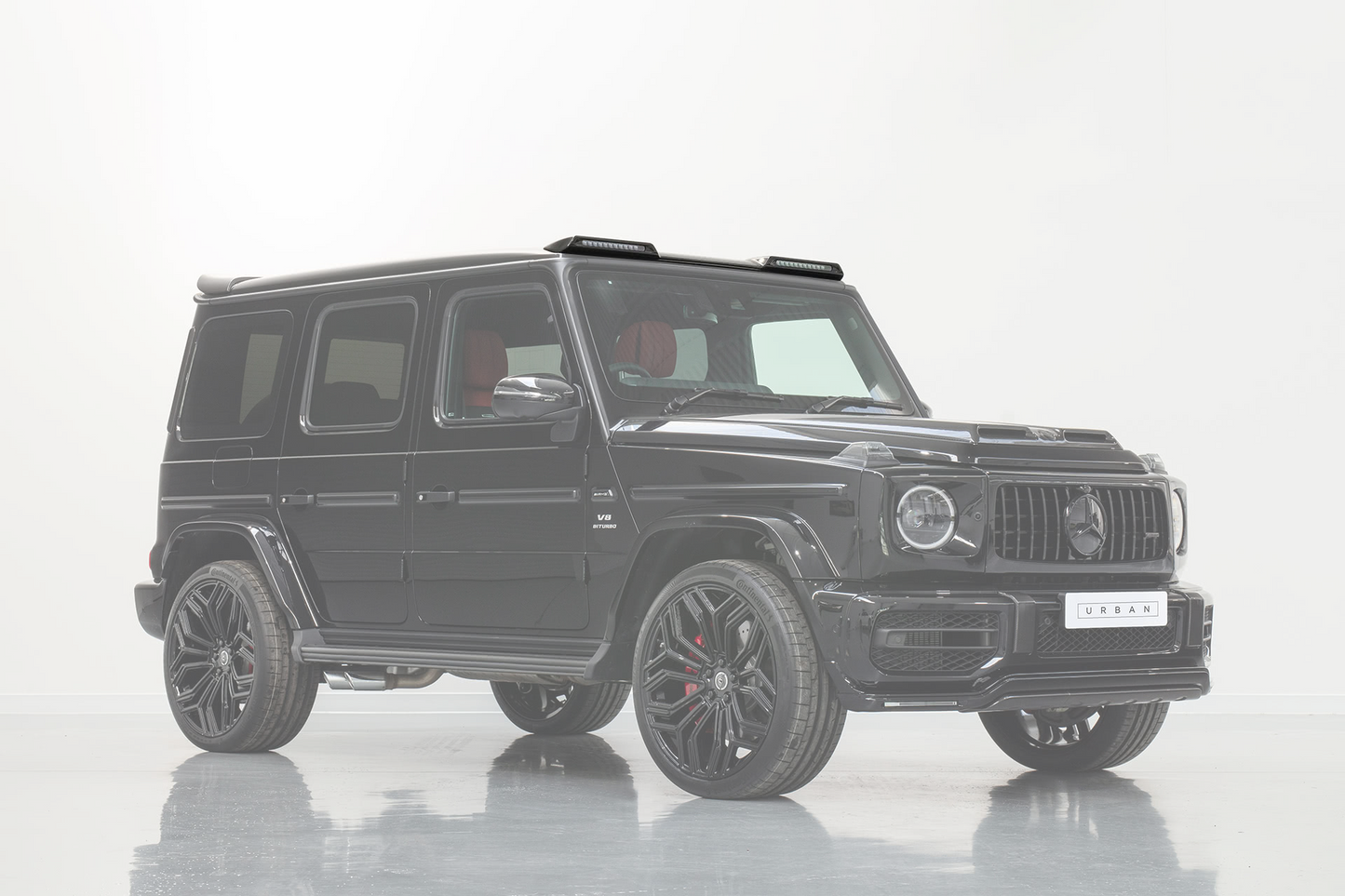 Mercedes W463A G-Wagon Softkit / Widetrack Roof Light Cluster - Visual Carbon Fibre with Linear 12 Lights