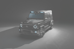 Mercedes W465 G-Wagon Aerokit / Widetrack Roof Light Cluster with Urban Emblem - Visual Carbon Fibre with Linear 12 Lights