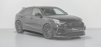 Audi RSQ8 Pre-Facelift Lower Sills - Visual Carbon Fibre with URBAN Emblem