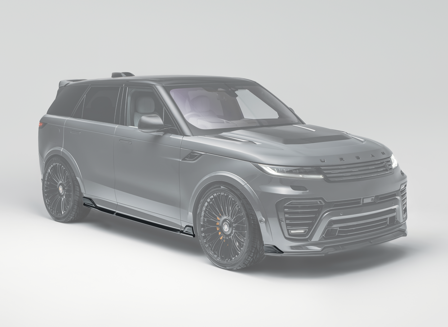 Range Rover L461 Visual Carbon Fibre Lower Sill & Canard pack (For SV Models, non-SV OEM door Moldings required)