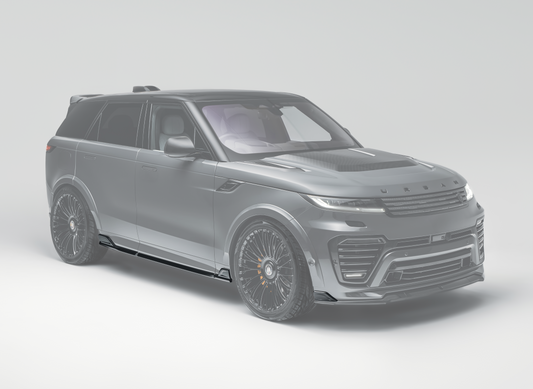 Range Rover L461 Visual Carbon Fibre Lower Sill & Canard pack (For SV Models, non-SV OEM door Moldings required)