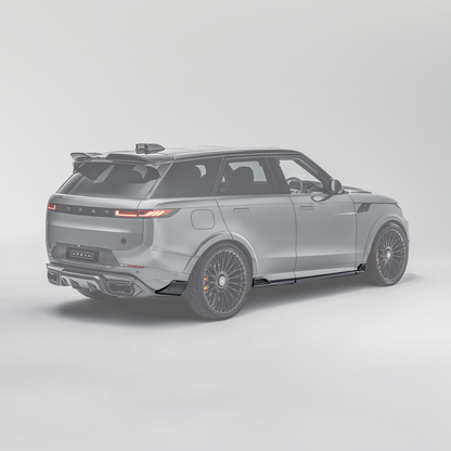 Range Rover L461 Visual Carbon Fibre Lower Sill & Canard pack (For SV Models, non-SV OEM door Moldings required)