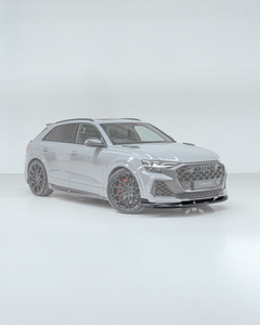 Audi RSQ8 Facelift Visual Carbon Fibre Front Bumper Splitter - OEM Weave Orientation