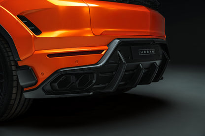 Urus SE - Rear Diffuser Assembly - Visual Carbon Fibre