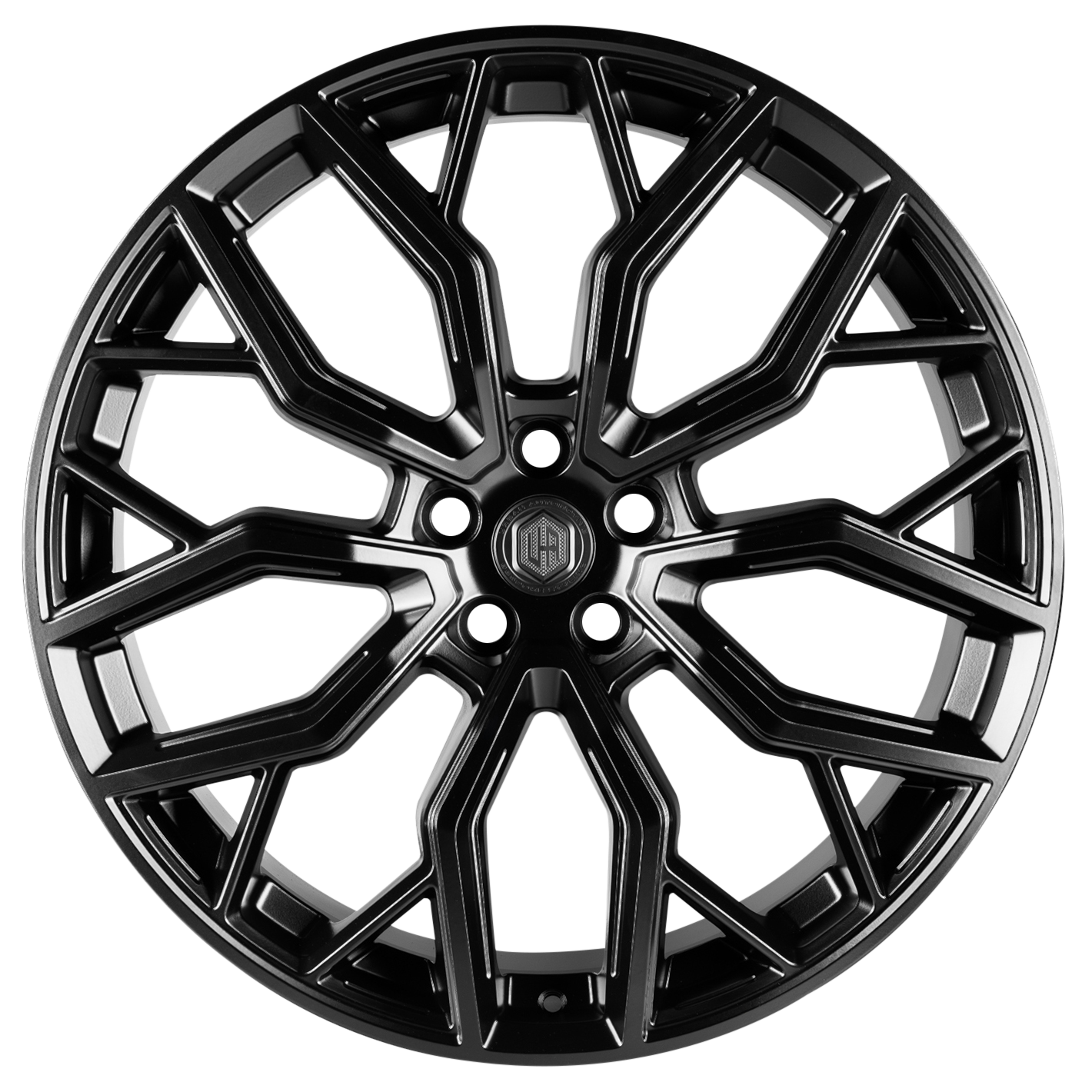 20" UC4 - 5x120 - ET42 - Satin Black - Front (T6.1)