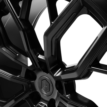 20" UC4 - 5x120 - ET32 - Satin Black - Rear (T6.1)