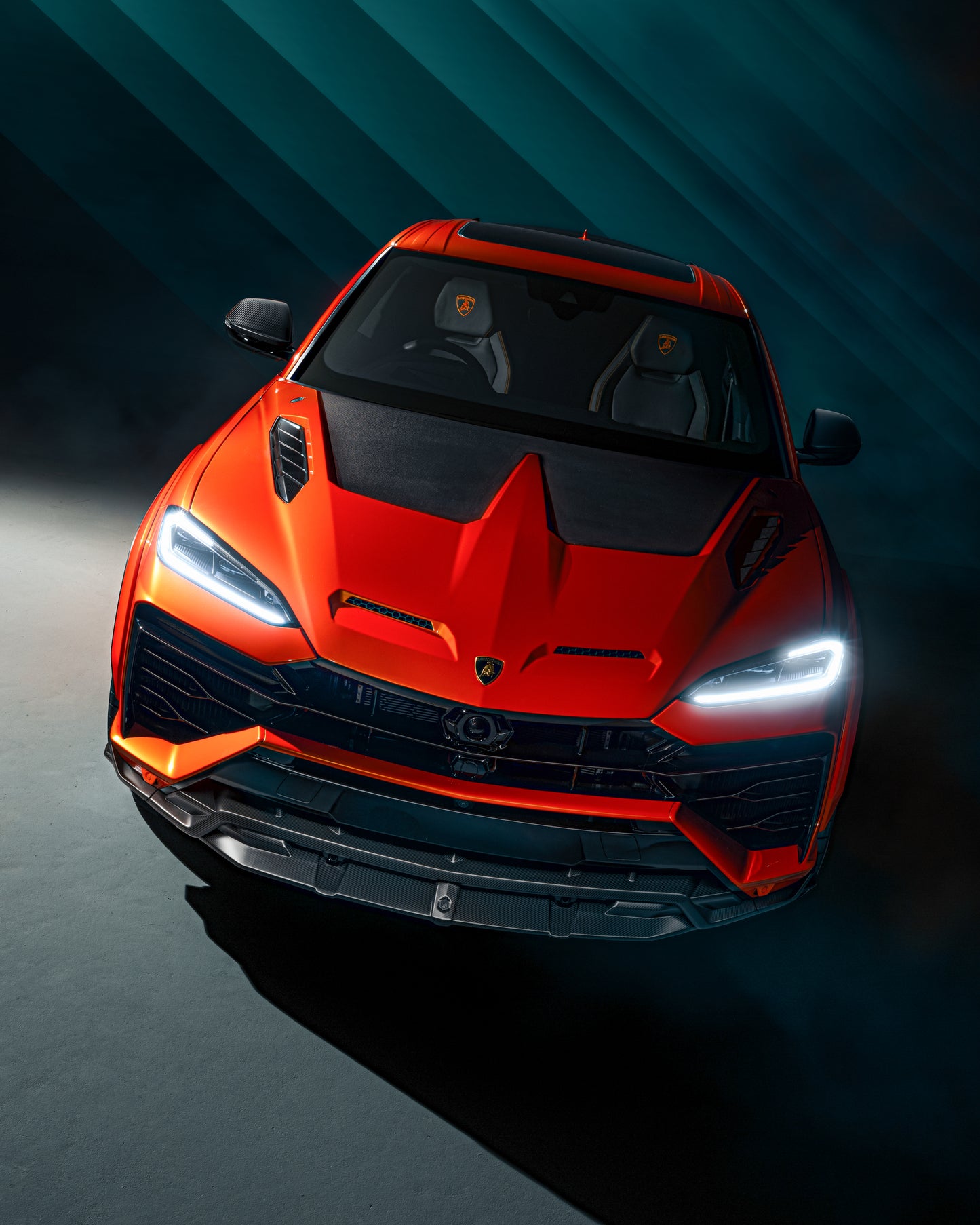 Lamborghini Urus SE Wing Mirror Caps Visual Carbon Fibre (Adas)