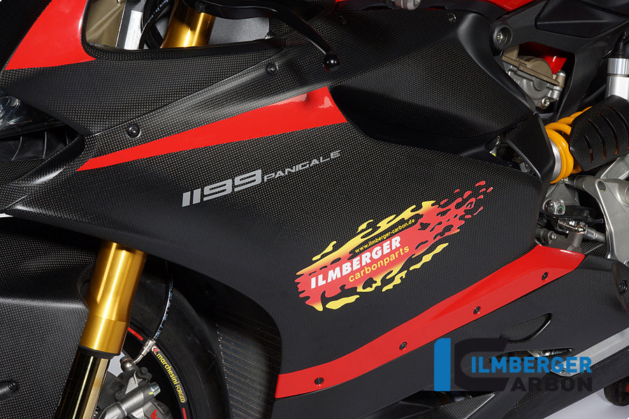 Fairing side panel left street carbon