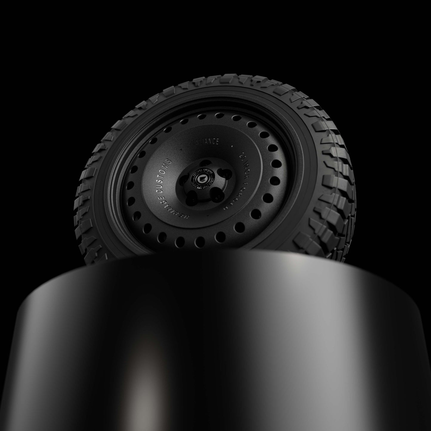Heritage Customs Rock Dust 20” Satin Black