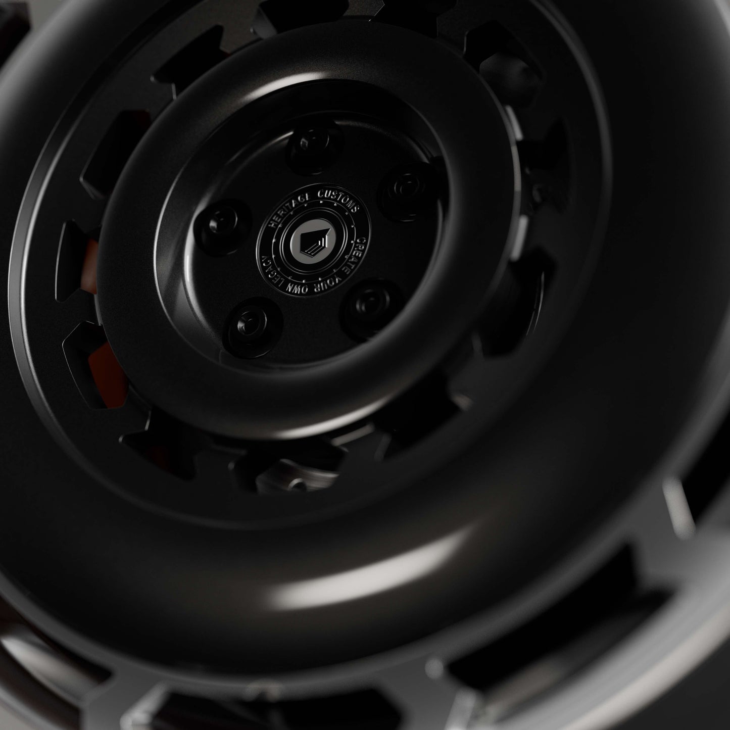 Heritage Customs Supersonic 20” Diamond cut with satin black