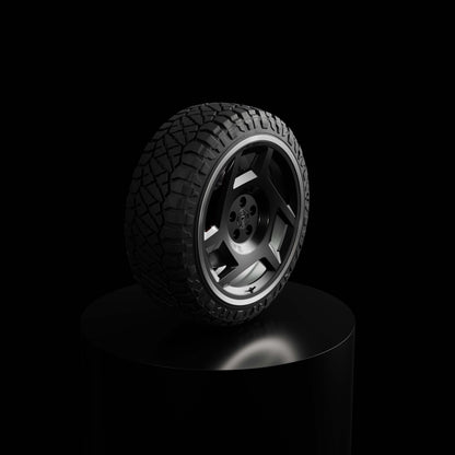 Heritage Customs Canned heat 22” Diamond cut with anthracite