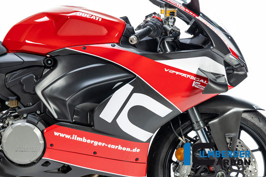 Fairing Side Panel prepared for winglet right Side matt Panigale V2