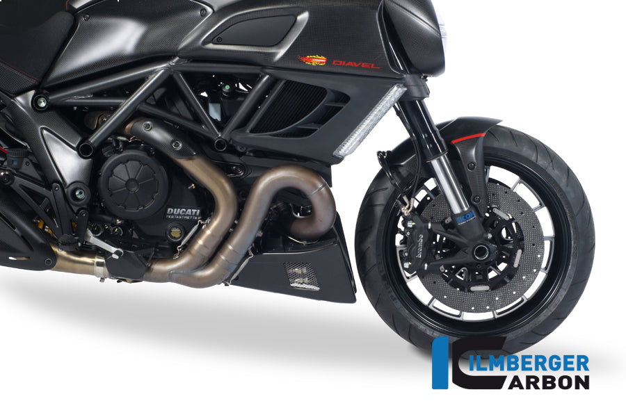 Motor spoiler/oil cooler cover right side carbon