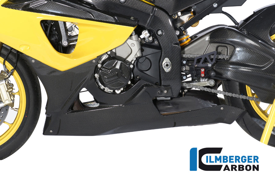 Fairing lower part one-piece street carbon