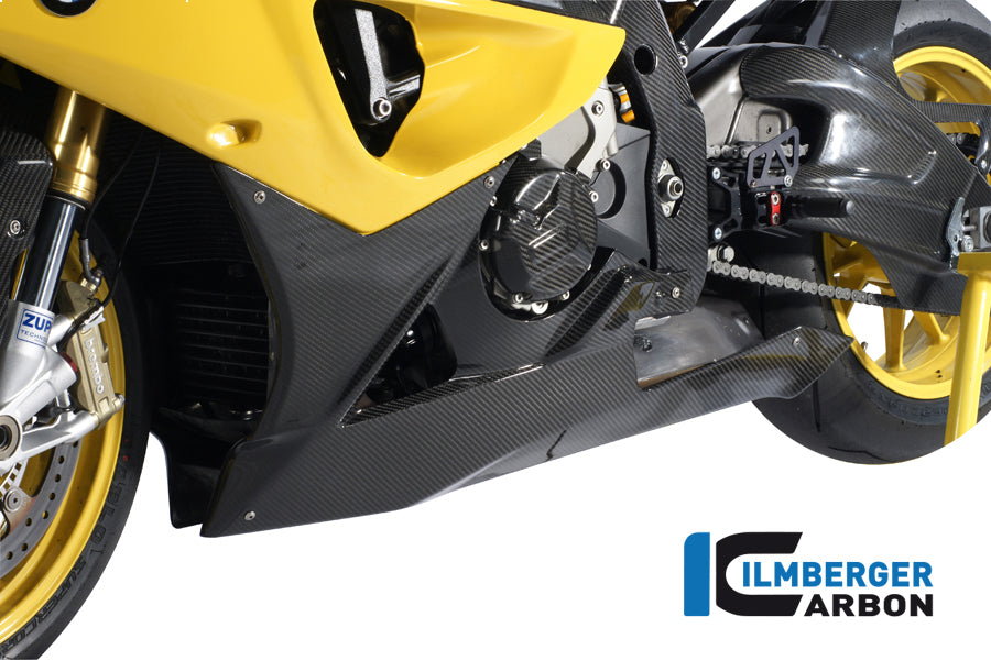 Fairing lower part one-piece street carbon