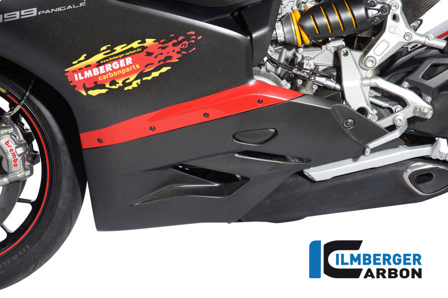 Fairing lower left street carbon