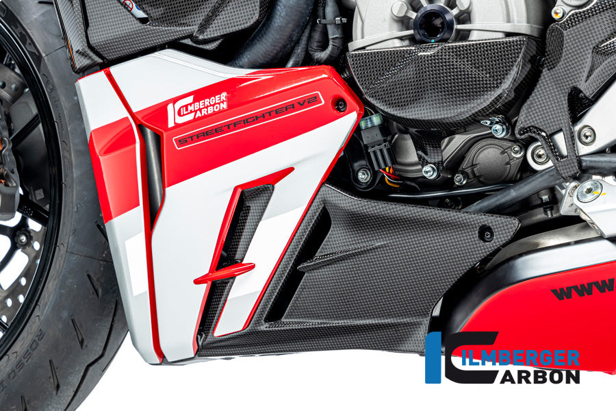 Bellypan insert left Ducati Streetfighter V2