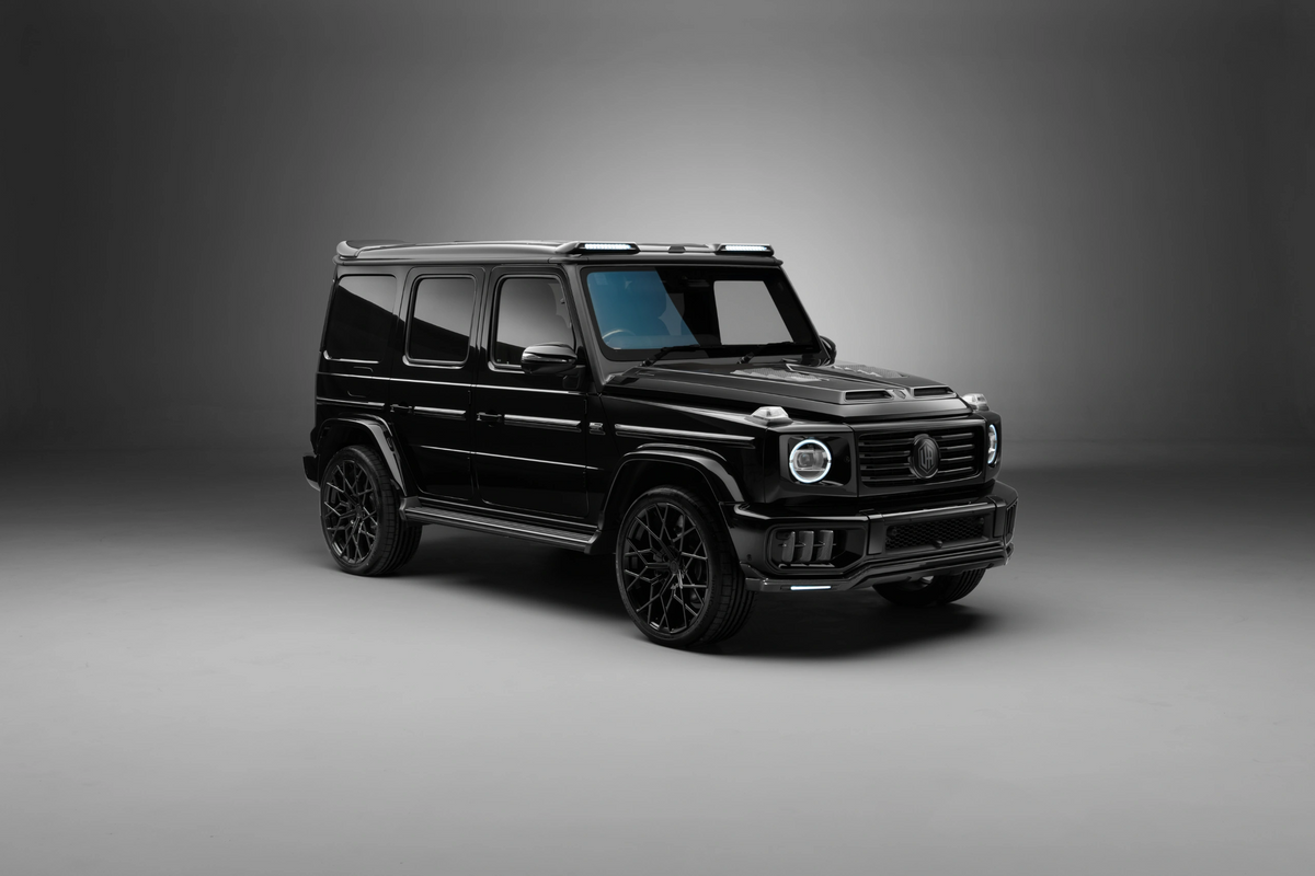 Mercedes W465 G-Wagon Aerokit Bumper Intake Trims - Visual Carbon Fibre (Pair) (OEM G63 Bumper Only)