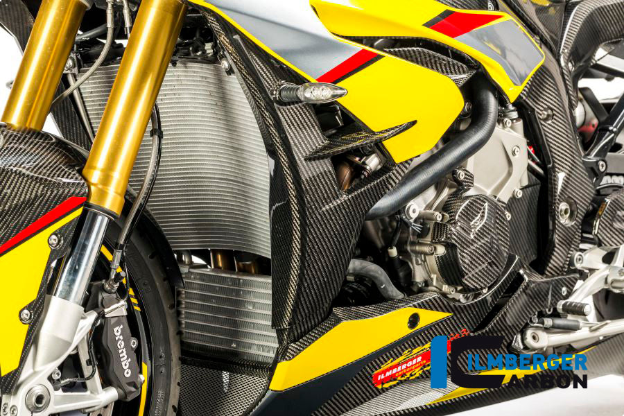Radiator Cover incl batch holder (left side)  - BMW S 1000 XR MY ´2015-2019