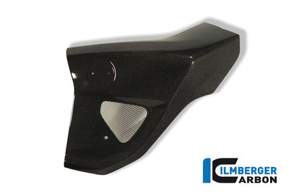 Water radiator cover left carbon