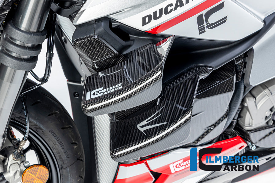 radiator cover left gloss Ducati Streetfighter V2