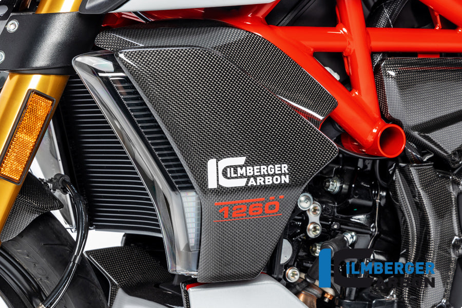 Radiator cover left gloss Diavel 1260