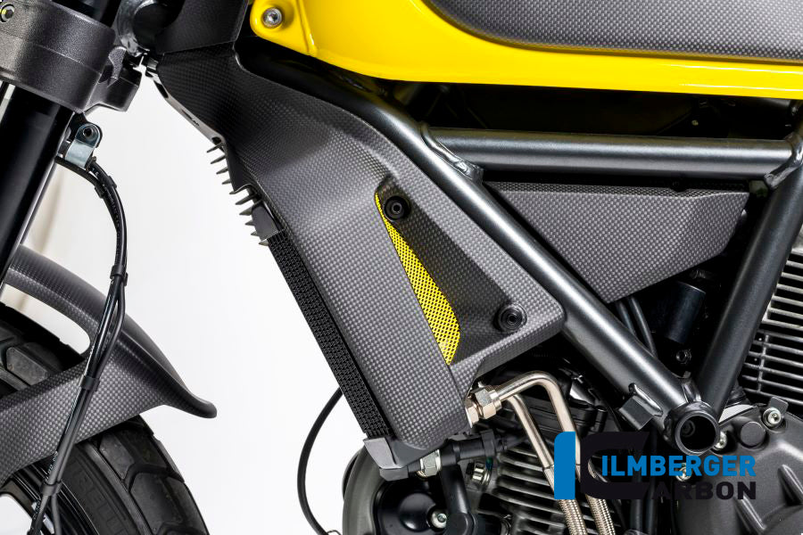 Radiatorcover left matt Ducati Scrambler'16