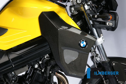 Water radiator cover right carbon