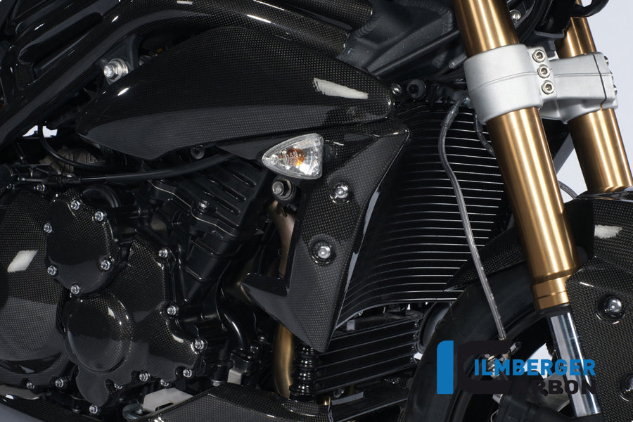 Right radiator cover carbon