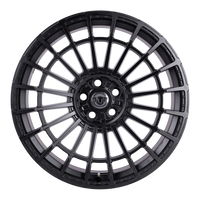 22" WX3 - 5x120 - ET35 - Satin Black - Front (L663)