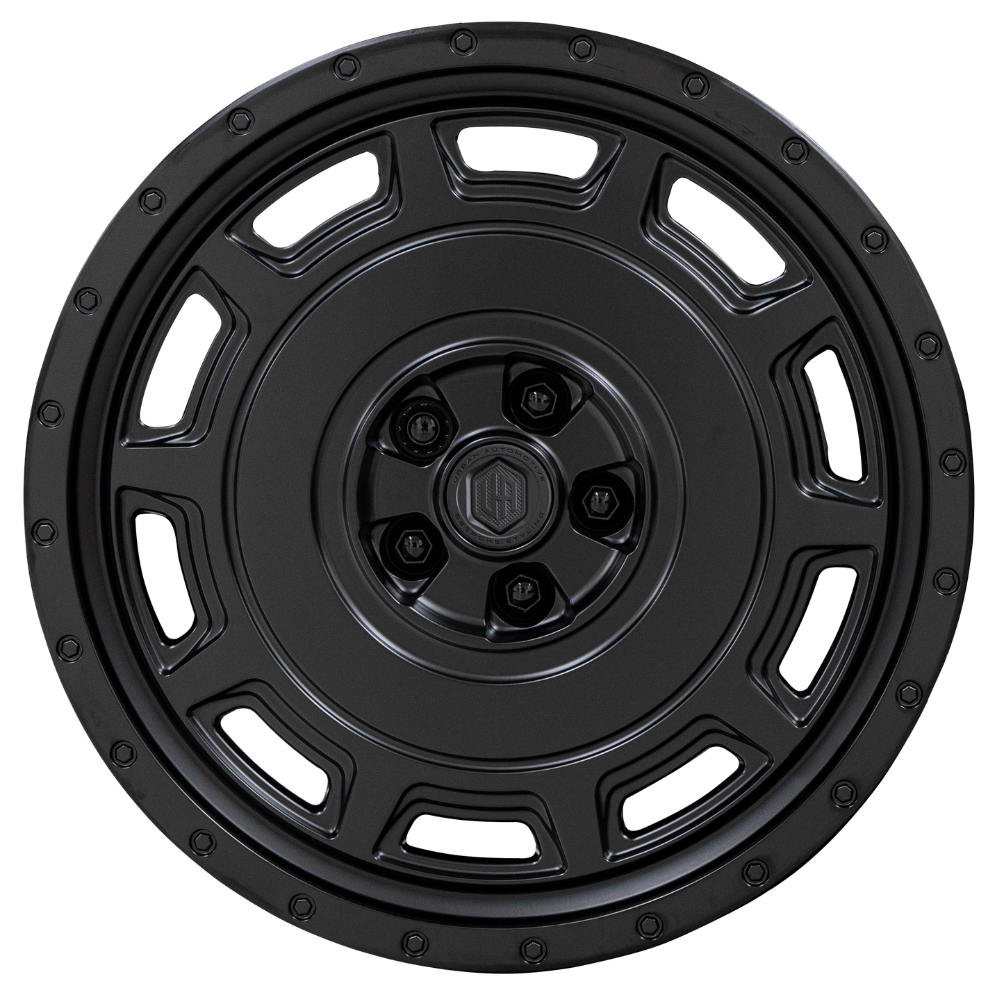 22" WX4 - 5x120 - ET25 - Satin Black - Rear (L663)