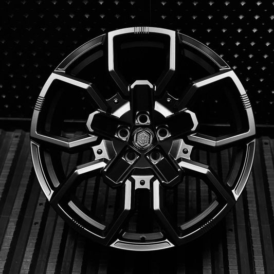 22" WX5 - 5x120 - ET25 - Satin Black - Rear (L663)