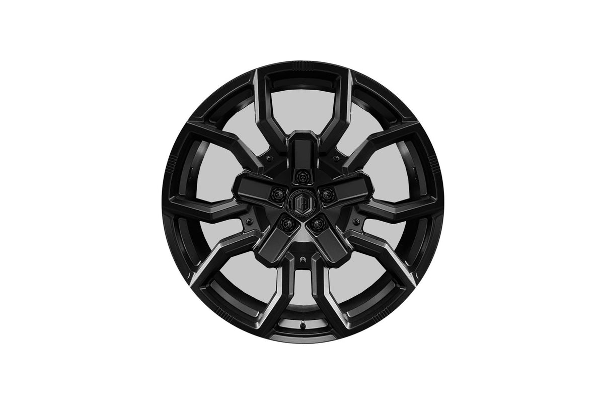 22" WX5 - 5x120 - ET35 - Satin Black - Front (L663)