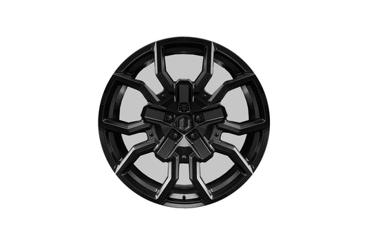 22" WX5 - 5x120 - ET35 - Satin Black - Front (L663)