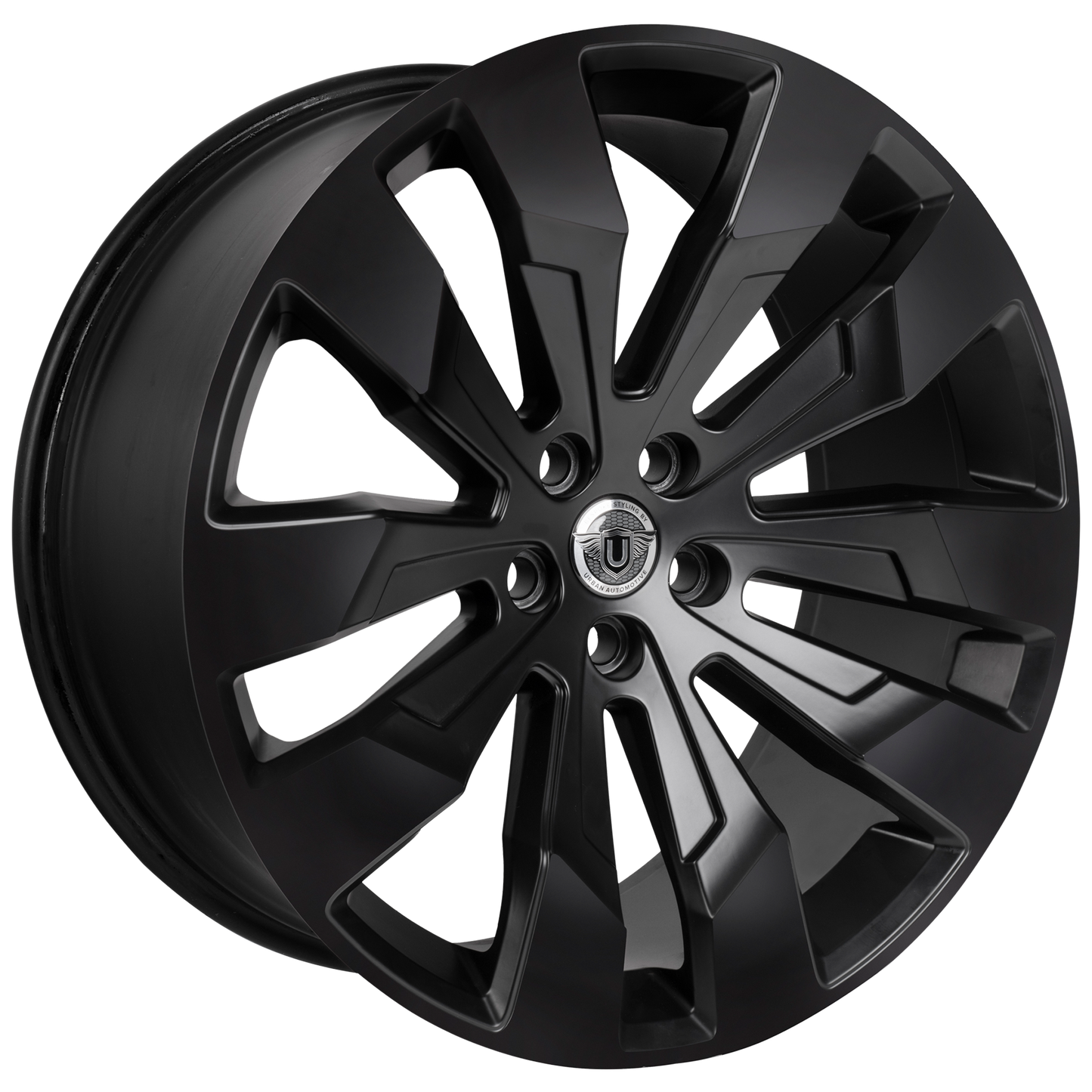 22" WX1 - 5x120 - ET35 - Satin Black - Front (L663)