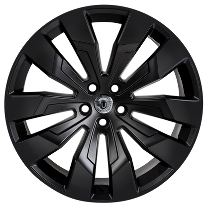 22" WX1 - 5x120 - ET35 - Satin Black - Front (L663)