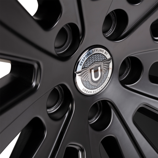 22" WX1 - 5x120 - ET25 - Satin Black - Rear  (L663)